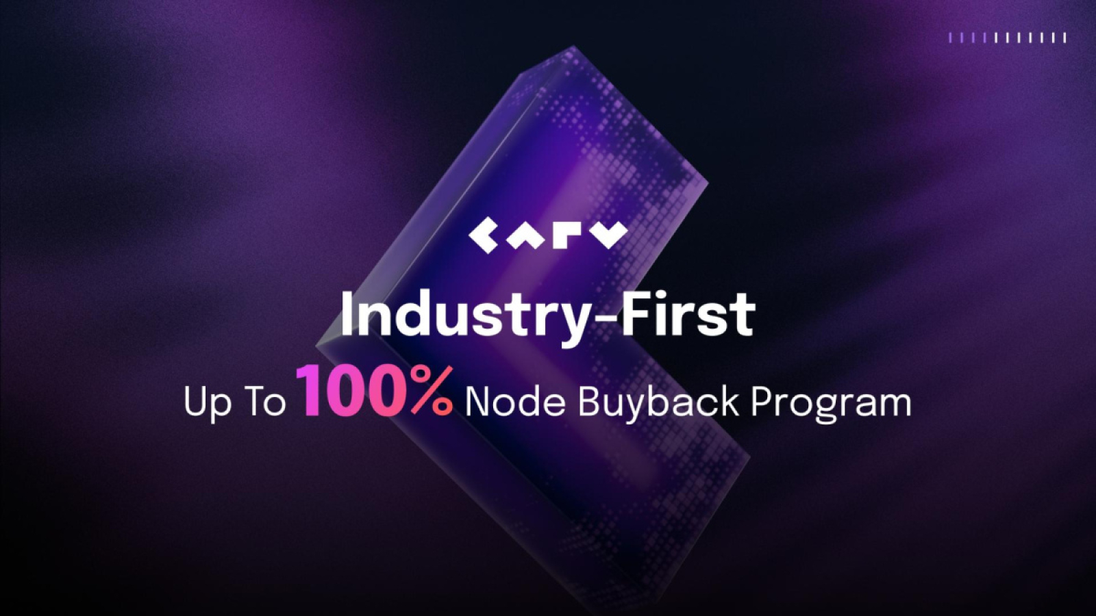 CARV Announces up-to-100% Node Buyback Program to Chaperone its Node Launch and Hyperscale its Data Layer