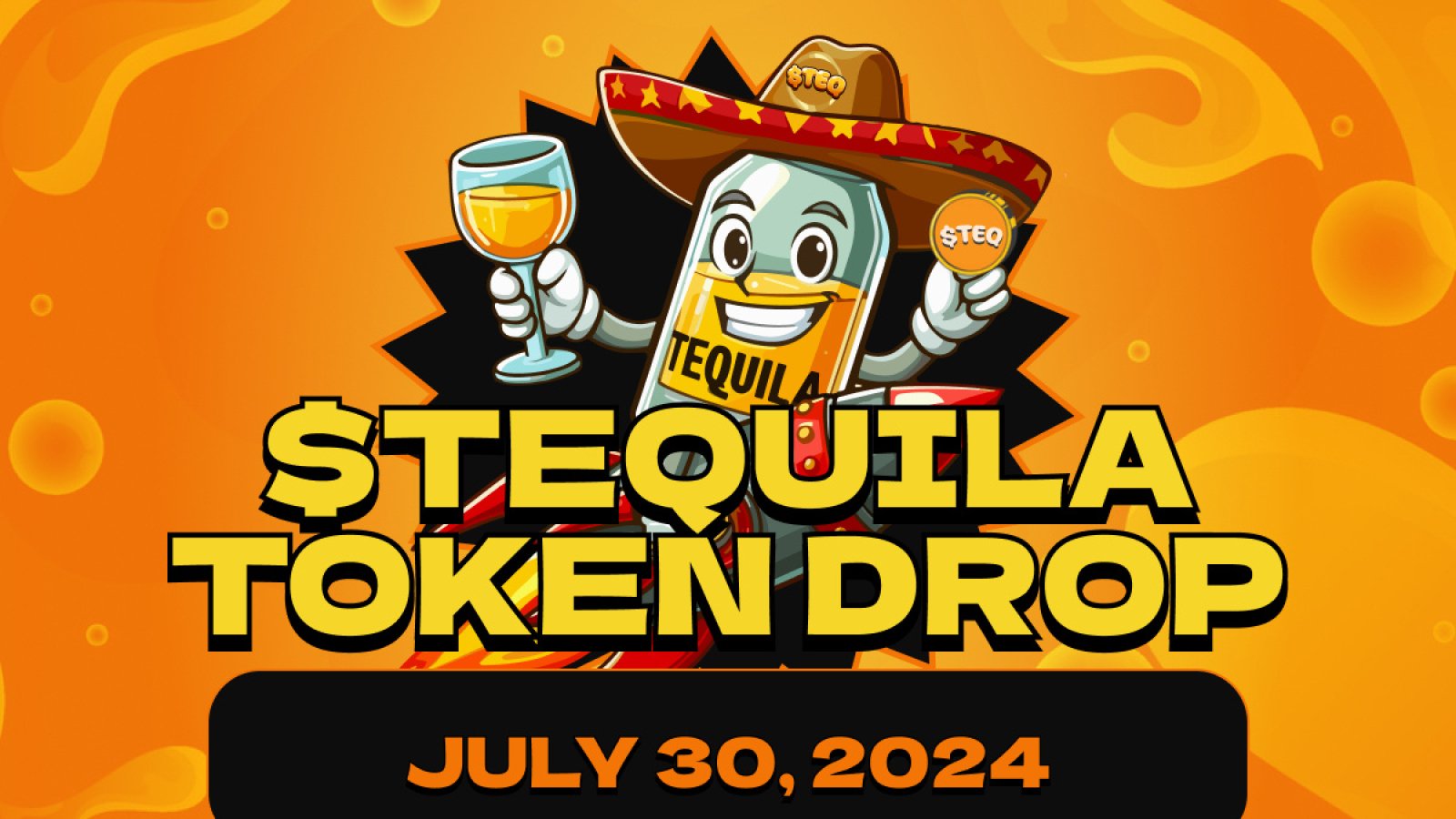 Tequila Token to Launch on Solana Blockchain at 17:00 UTC on July 30, 2024