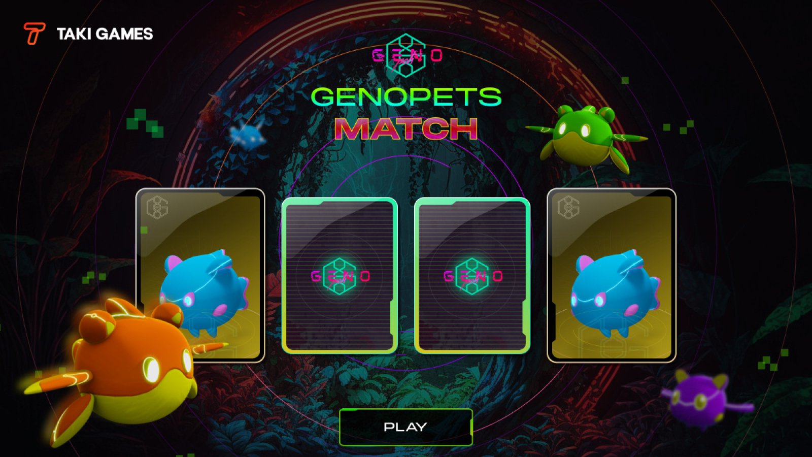Taki Games & Genopets Accelerate Mainstream Adoption Of Web3 On Solana With “Genopets Match”
