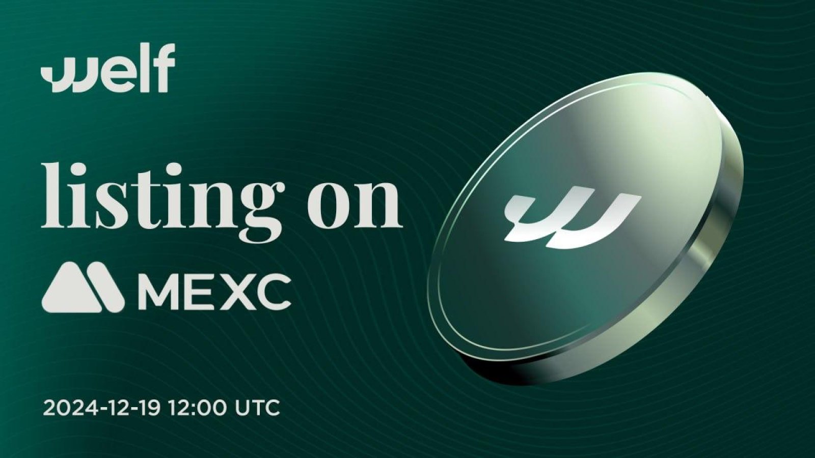 WELF Announces Token Listing on MEXC