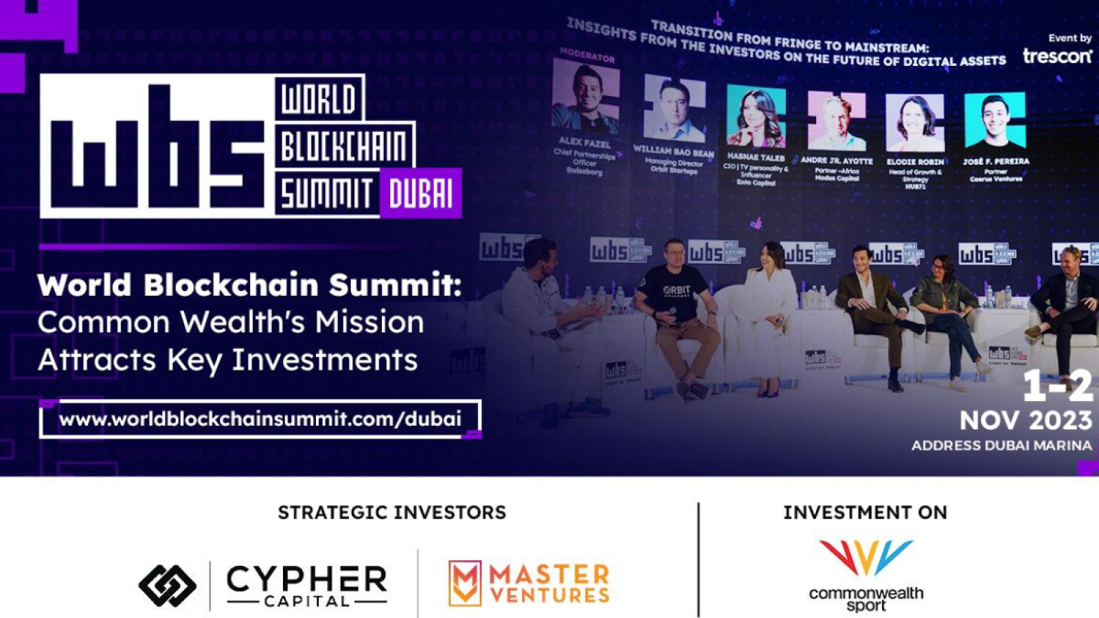 World Blockchain Summit: Common Wealth's Mission Attracts Key Investments