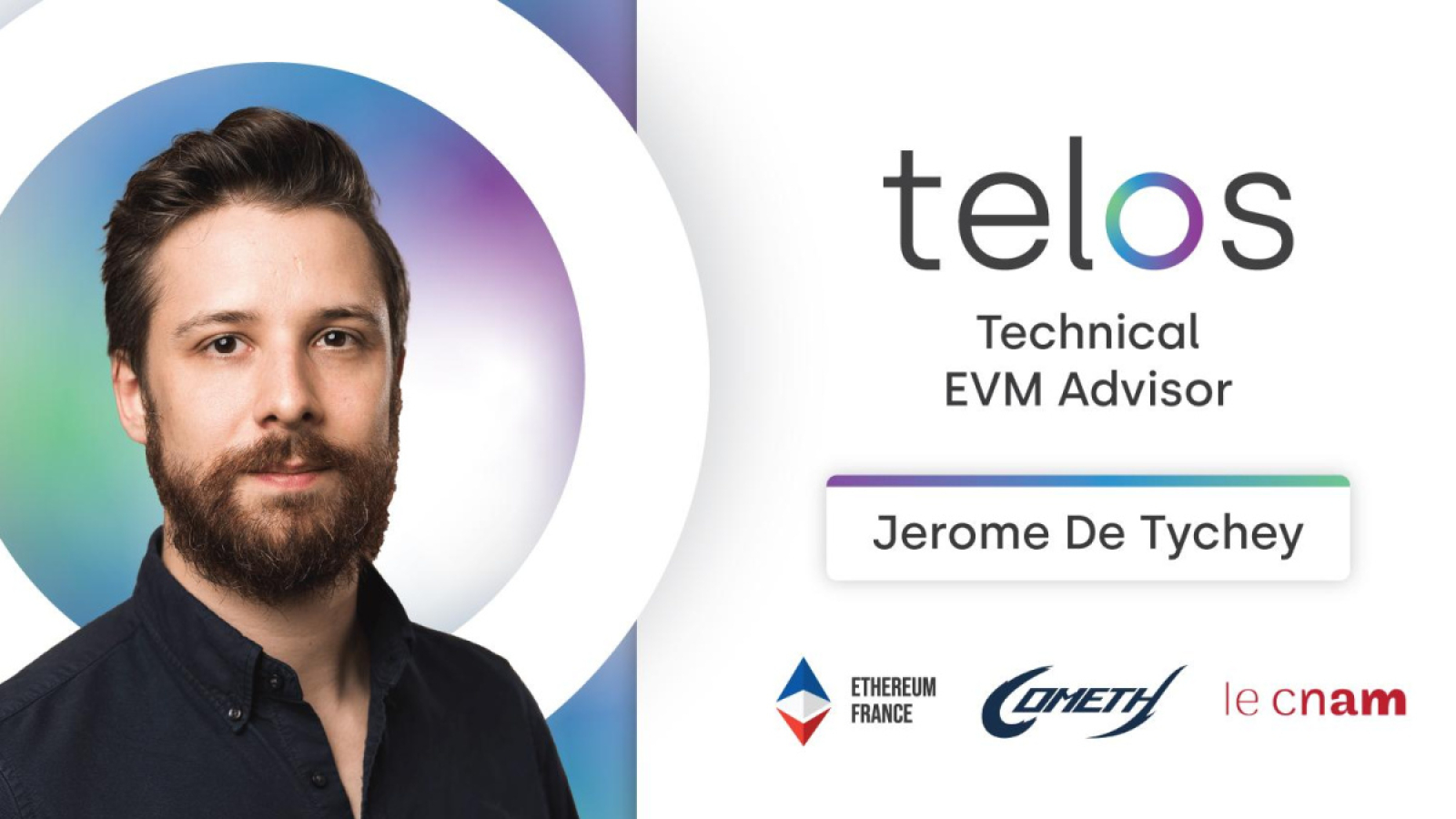 Telos introduces ETH France President Jerome de Tychey as first member of Executive Advisor Committee