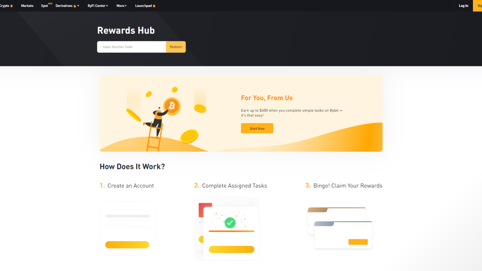 Bybit introduces Rewards hub