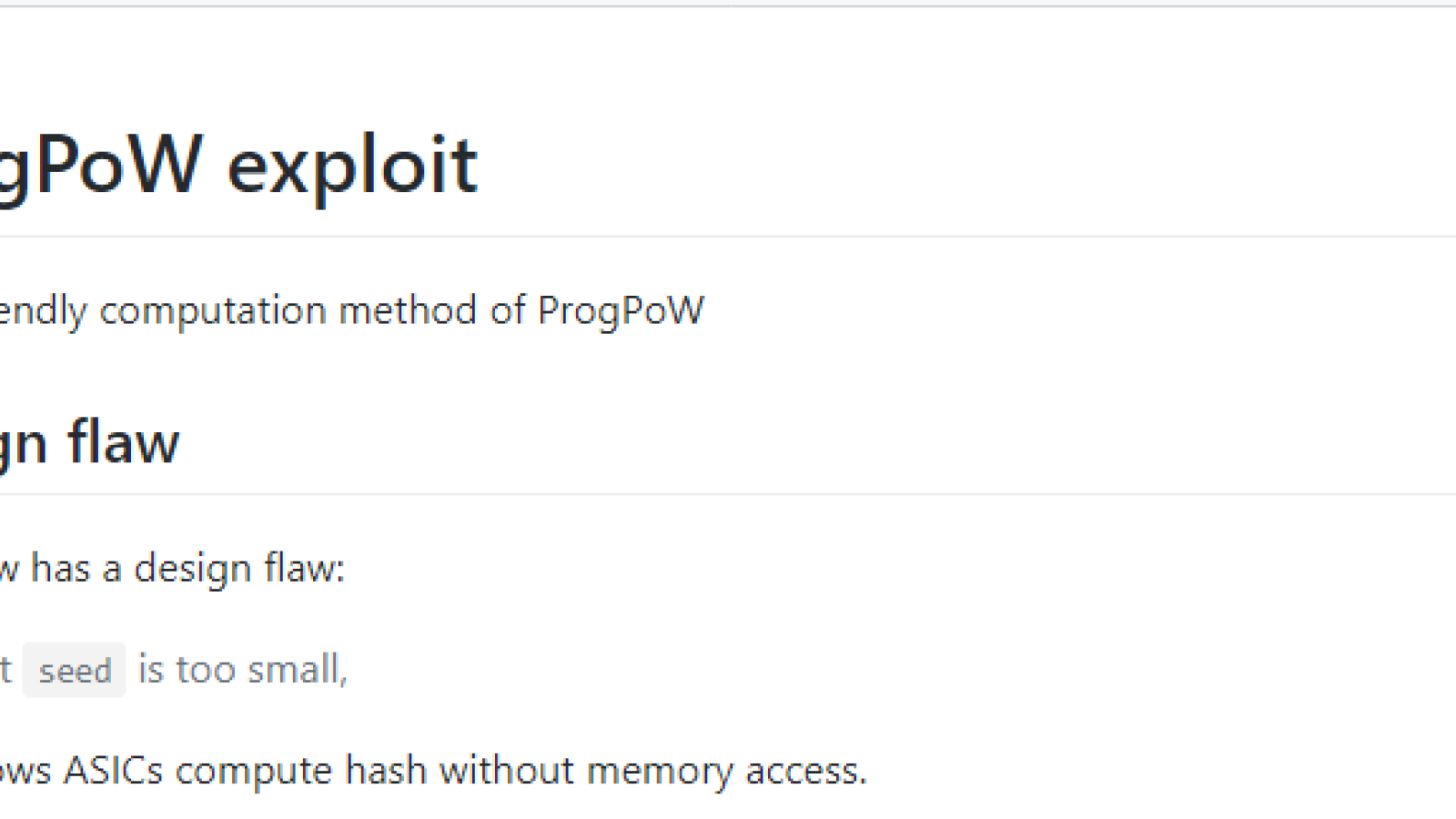 ASIC friendly computation method of ProgPoW