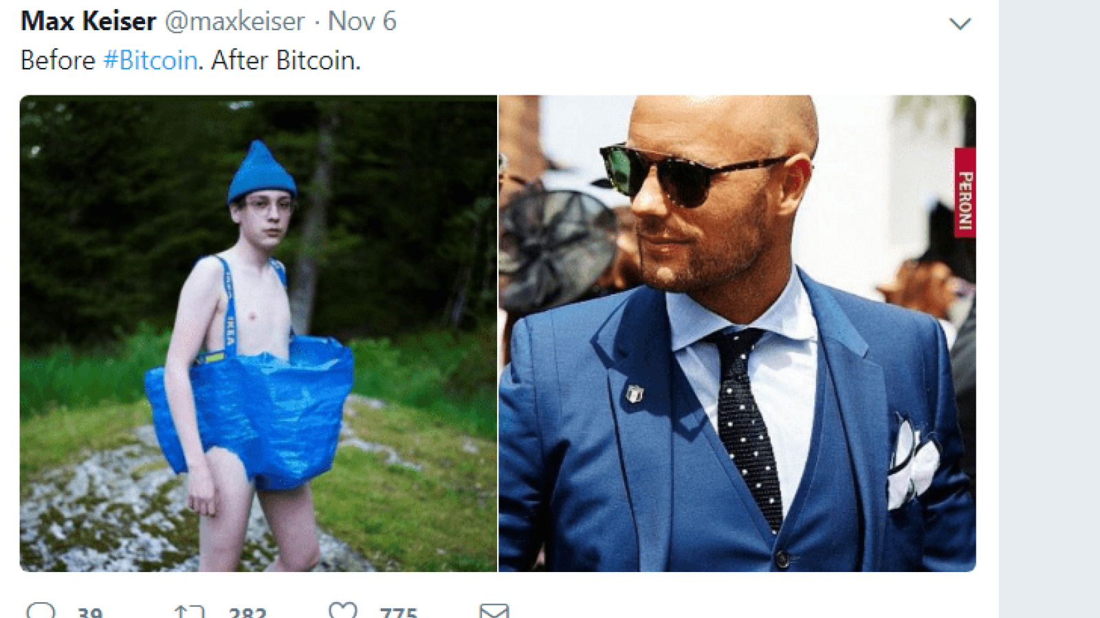 Before and after Bitcoin