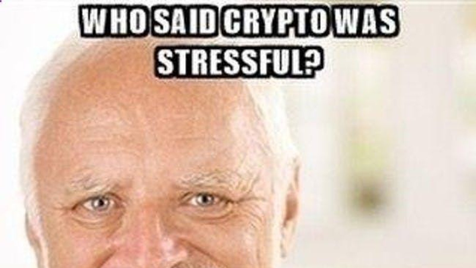 Crypto was stressful