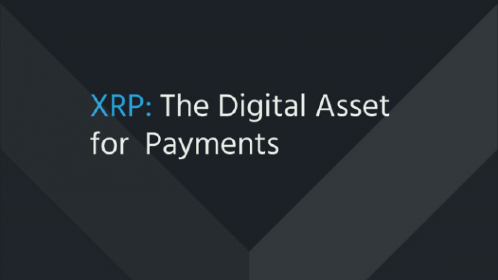 Ripple business applications for payments