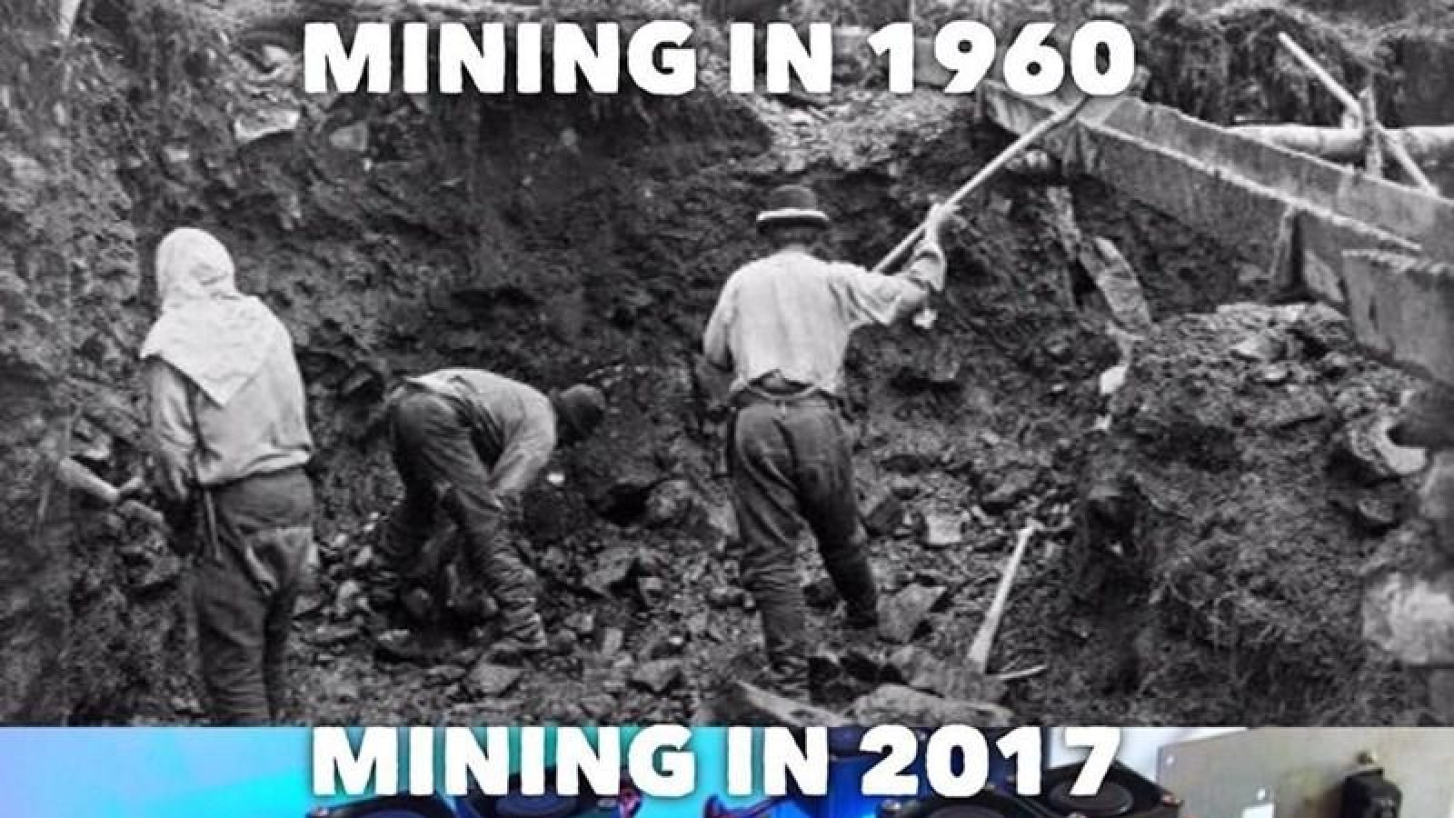 Mining gold rush