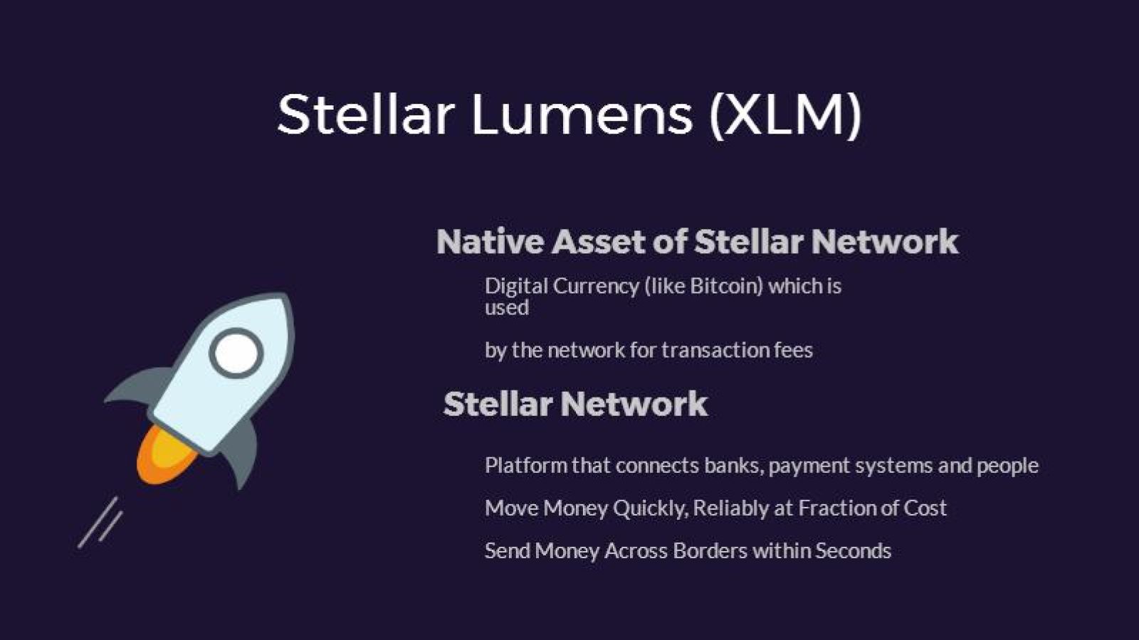 Stellar Lumens pros and cons