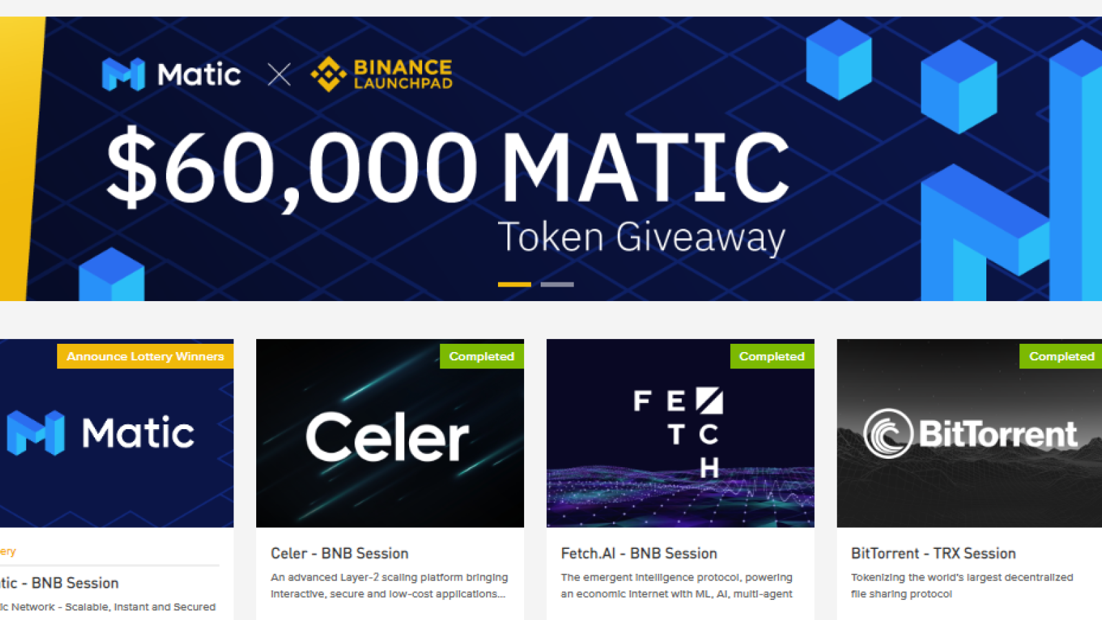 binance matic