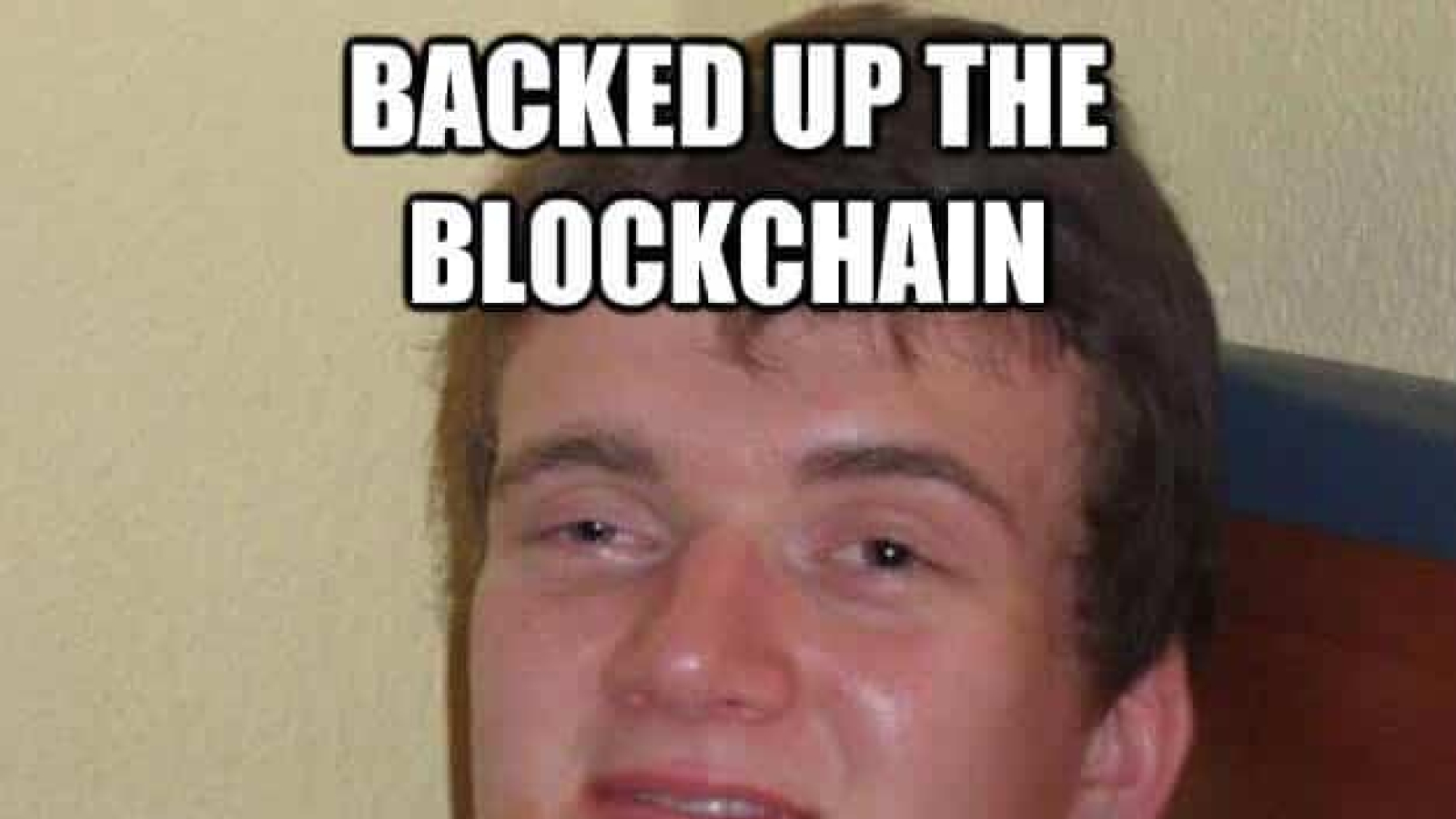 Back up the Blockchain