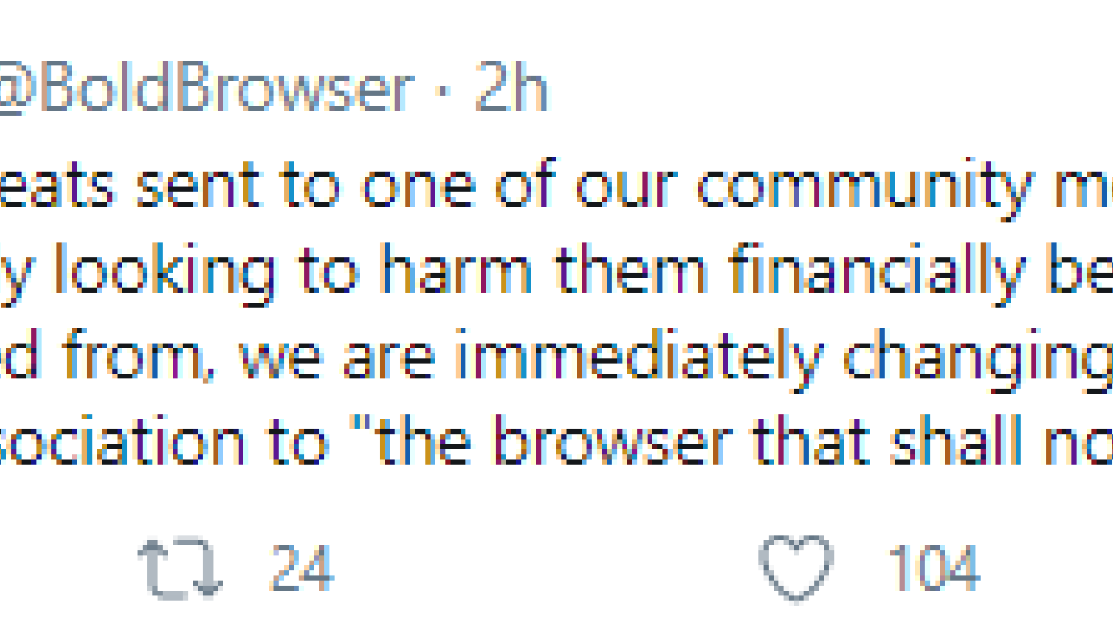 Braver browser reports that its team receives legal threats from Brave team