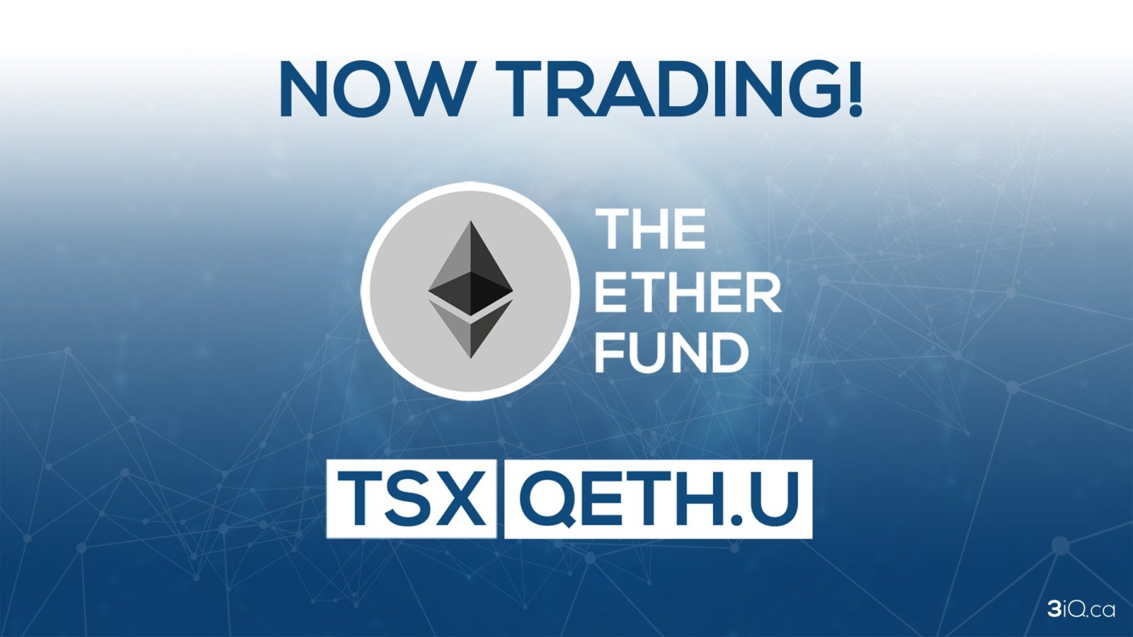 3iQ has its Ethereum fund listed by TSX