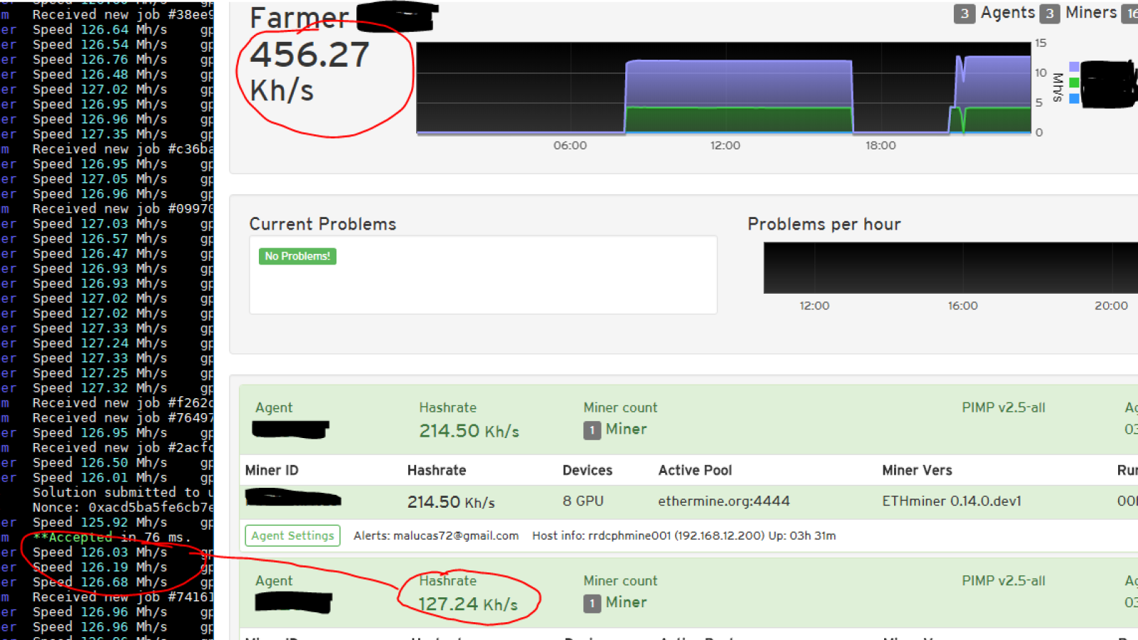 Ethminer Interface