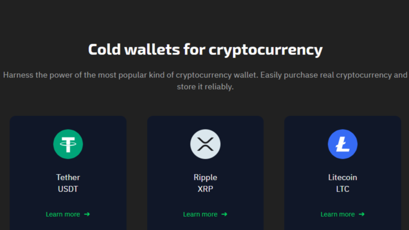 Six cold wallets are released by StormGain // Image by StormGain