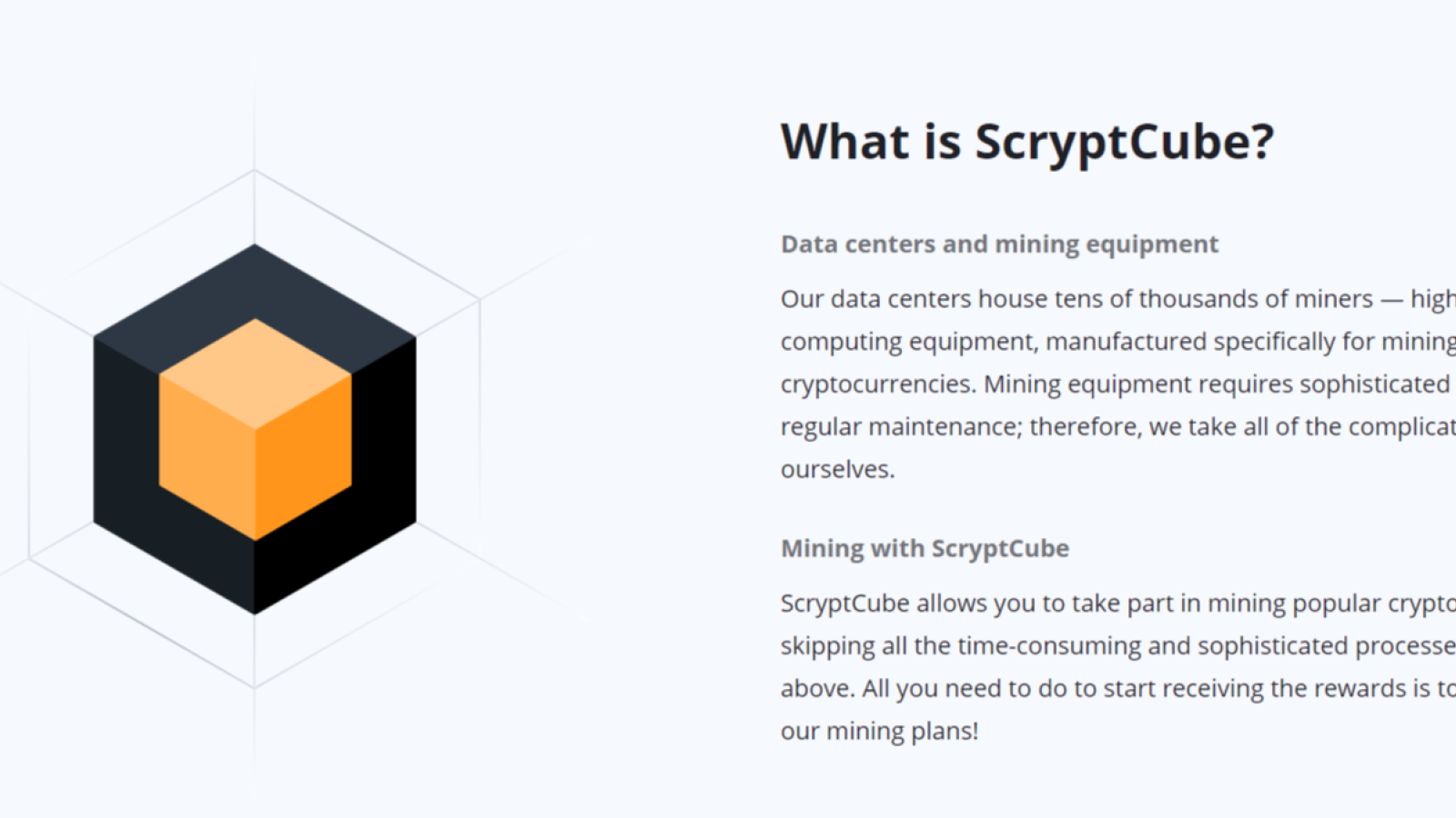 ScryptCube cloud mining service launched in 2016