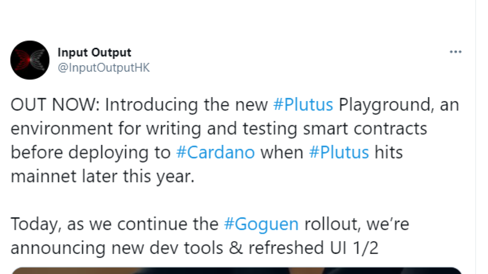 Cardano (ADA) releases Plutus Playground