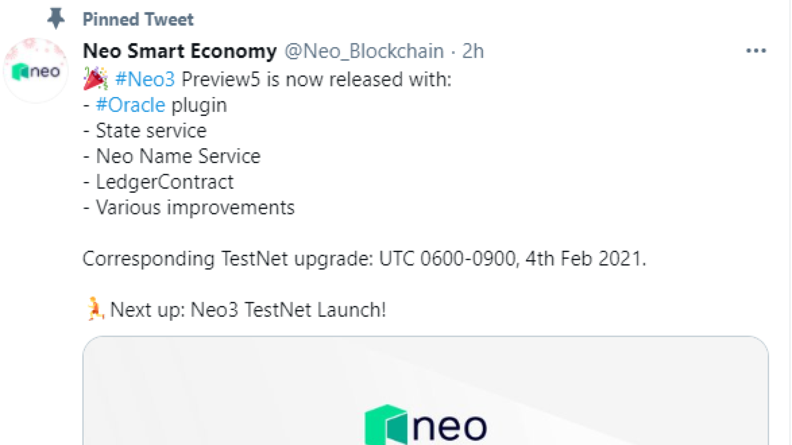 Neo3 testnet is ready for a crucial upgrade