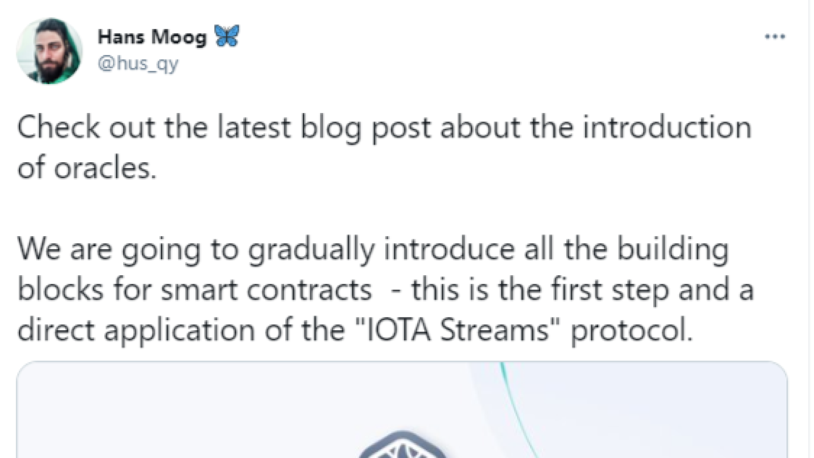 IOTA introduces feeless oracles