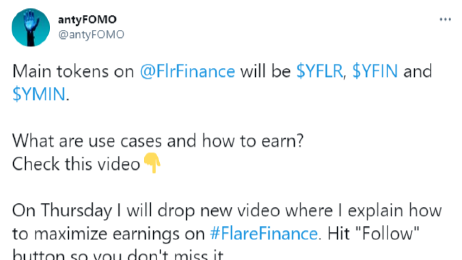 Flare Finance tokens' concepts explained by community