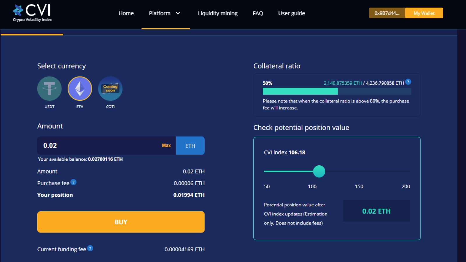 Seamless ETH deposits are now avaliable in CVI by COTI