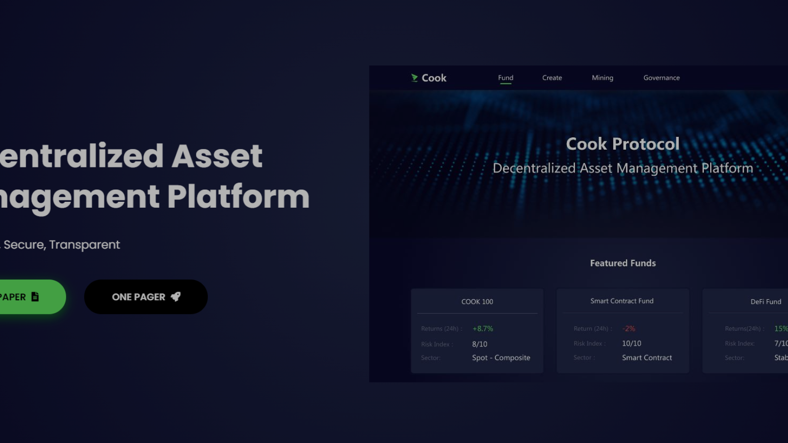 Cook Finance raises funds from Block Dream Fund