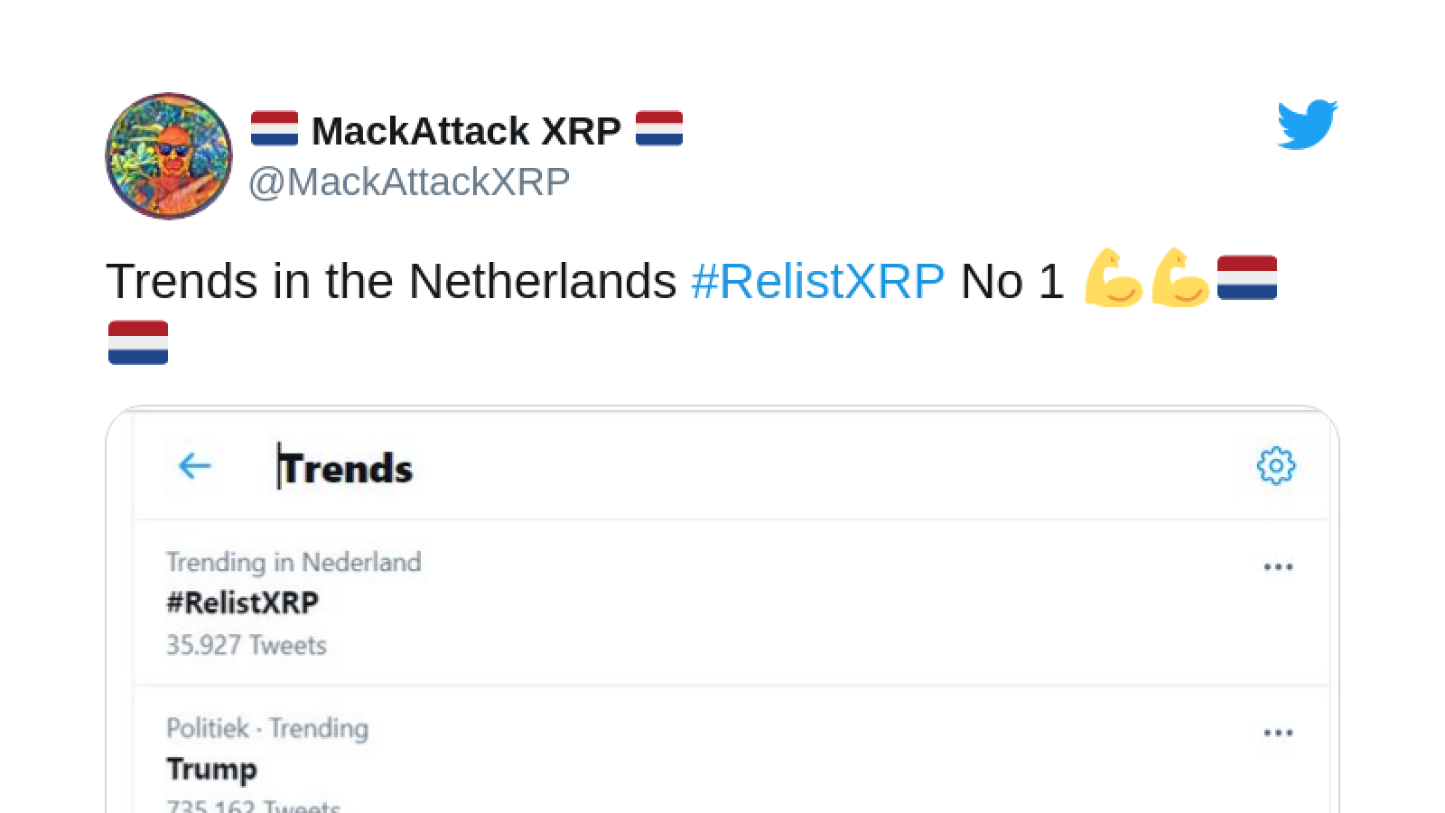 Relist XRP flashmob goes viral in Netherlands