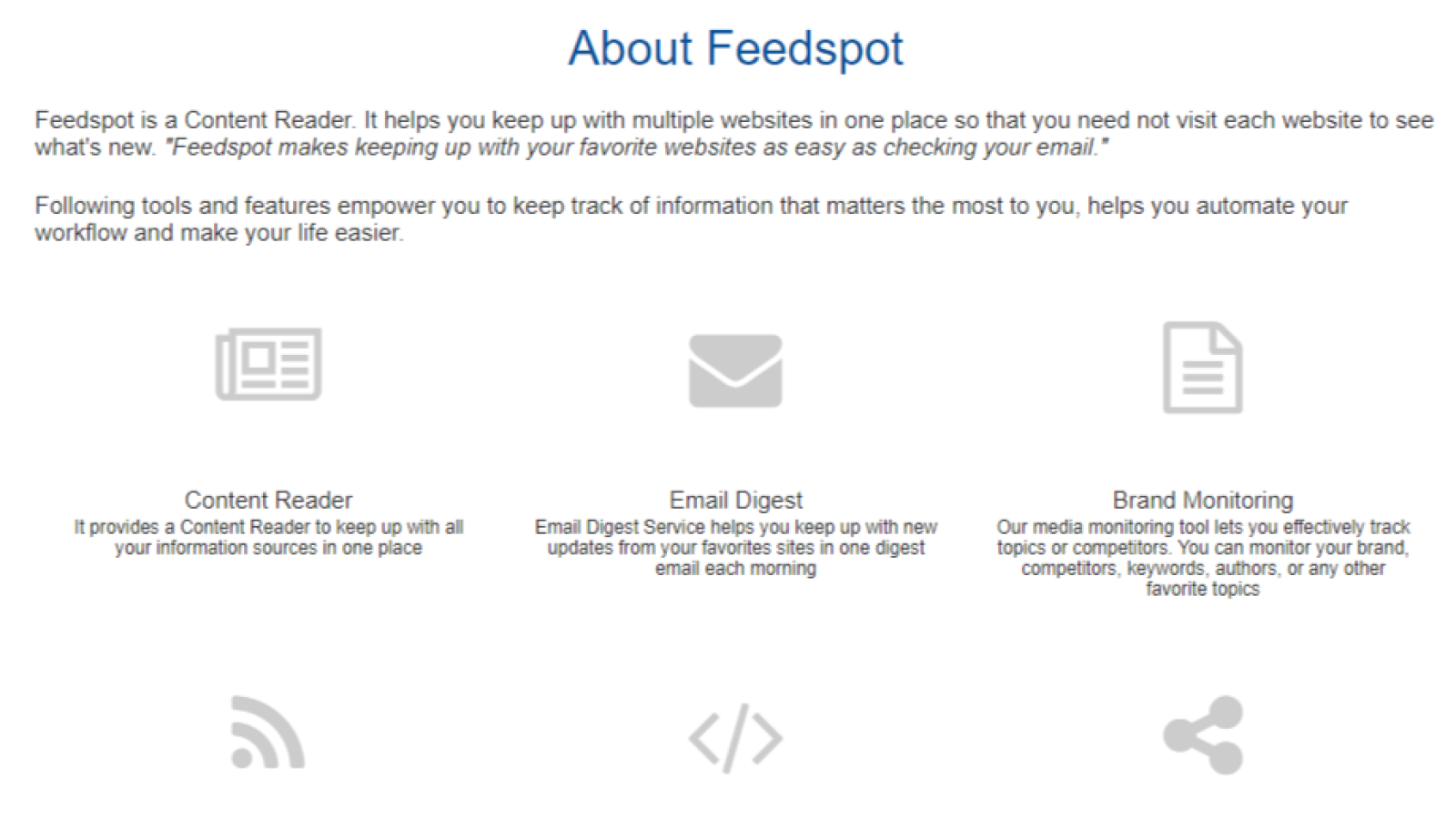 Feedspot builds one-stop dashboard