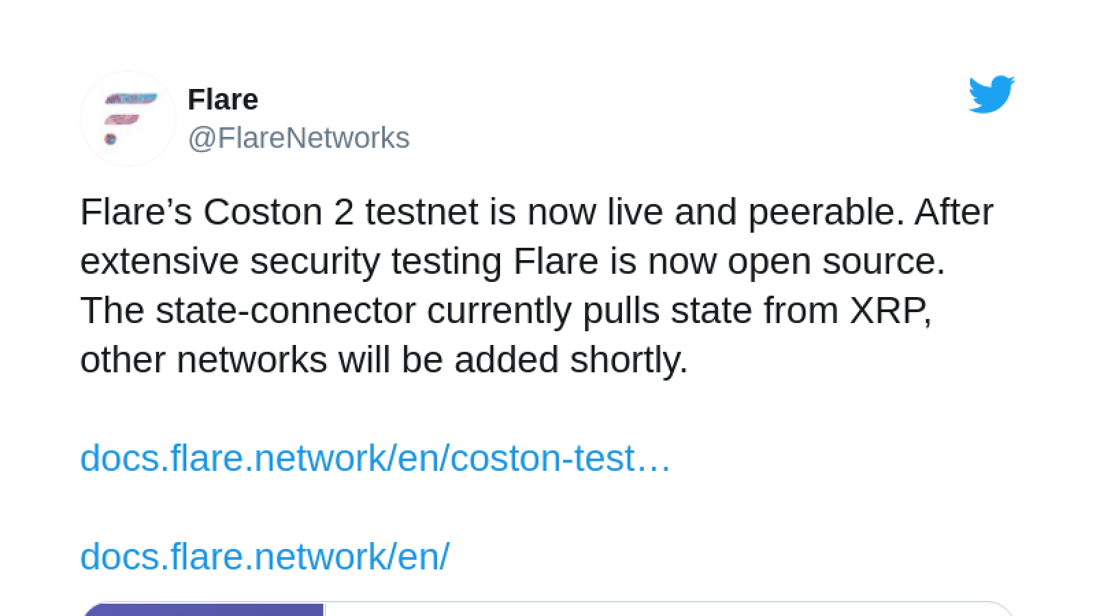 Flare Networks team relaunches Coston testnet