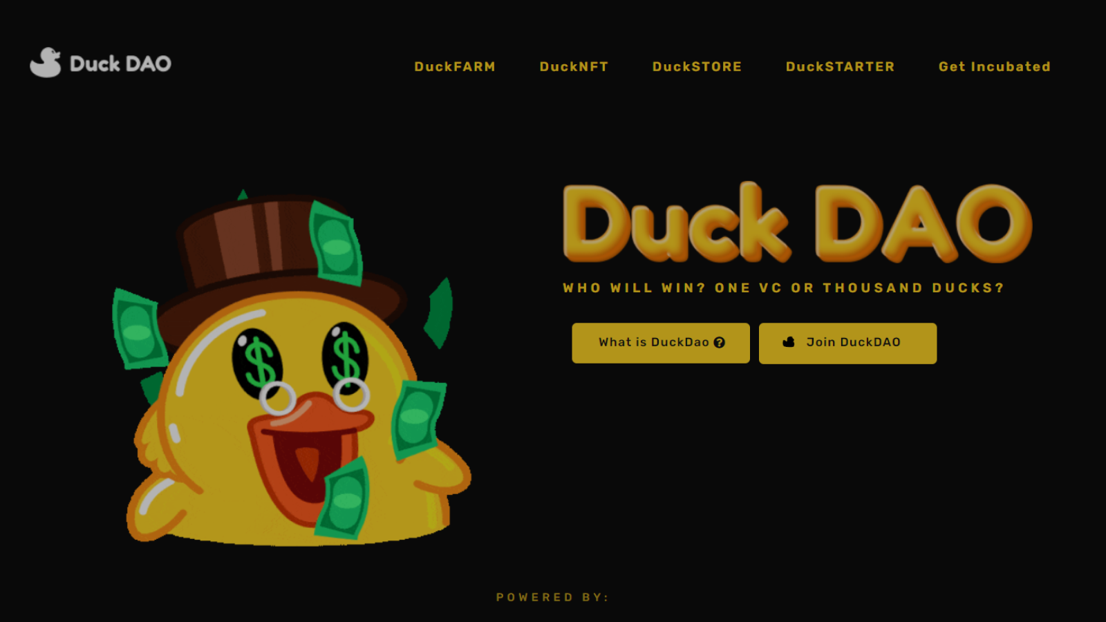 DuckDAO partners Tron blockchain