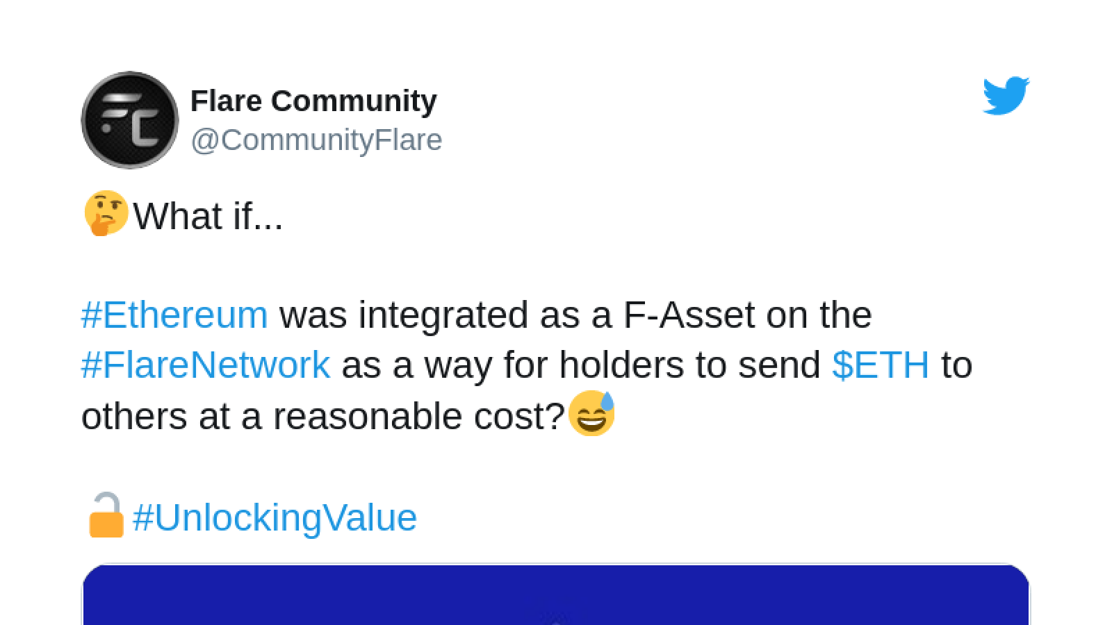 Flare community consideres adding Ethereum (ETH)