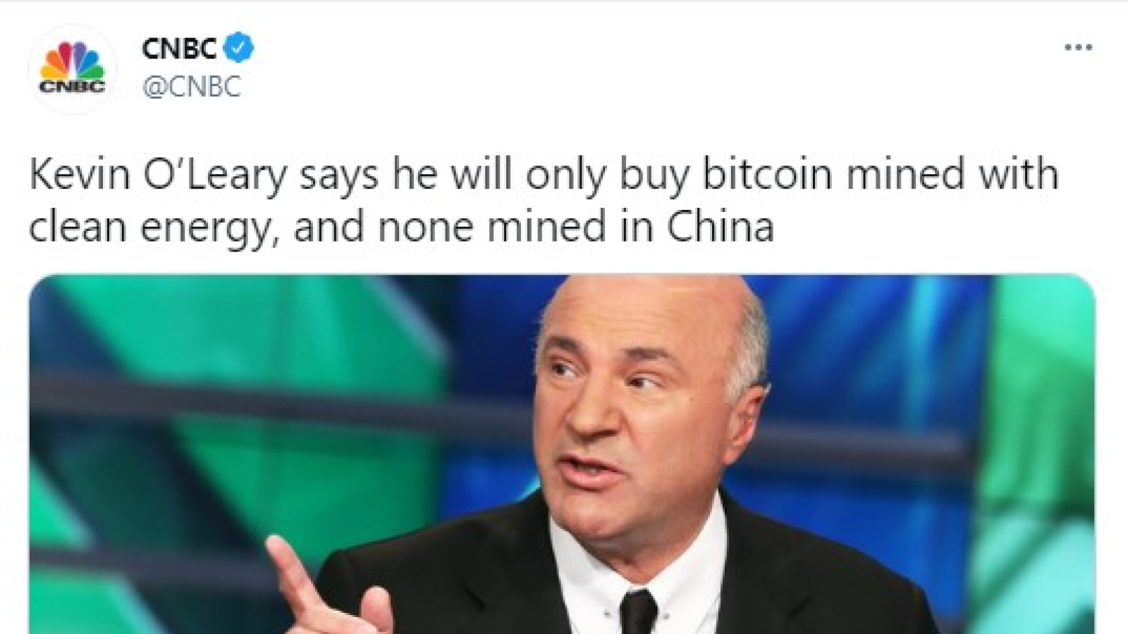 Shark Tank S Kevin O Leary Wants None Of Bitcoin Mined In China Here S Why