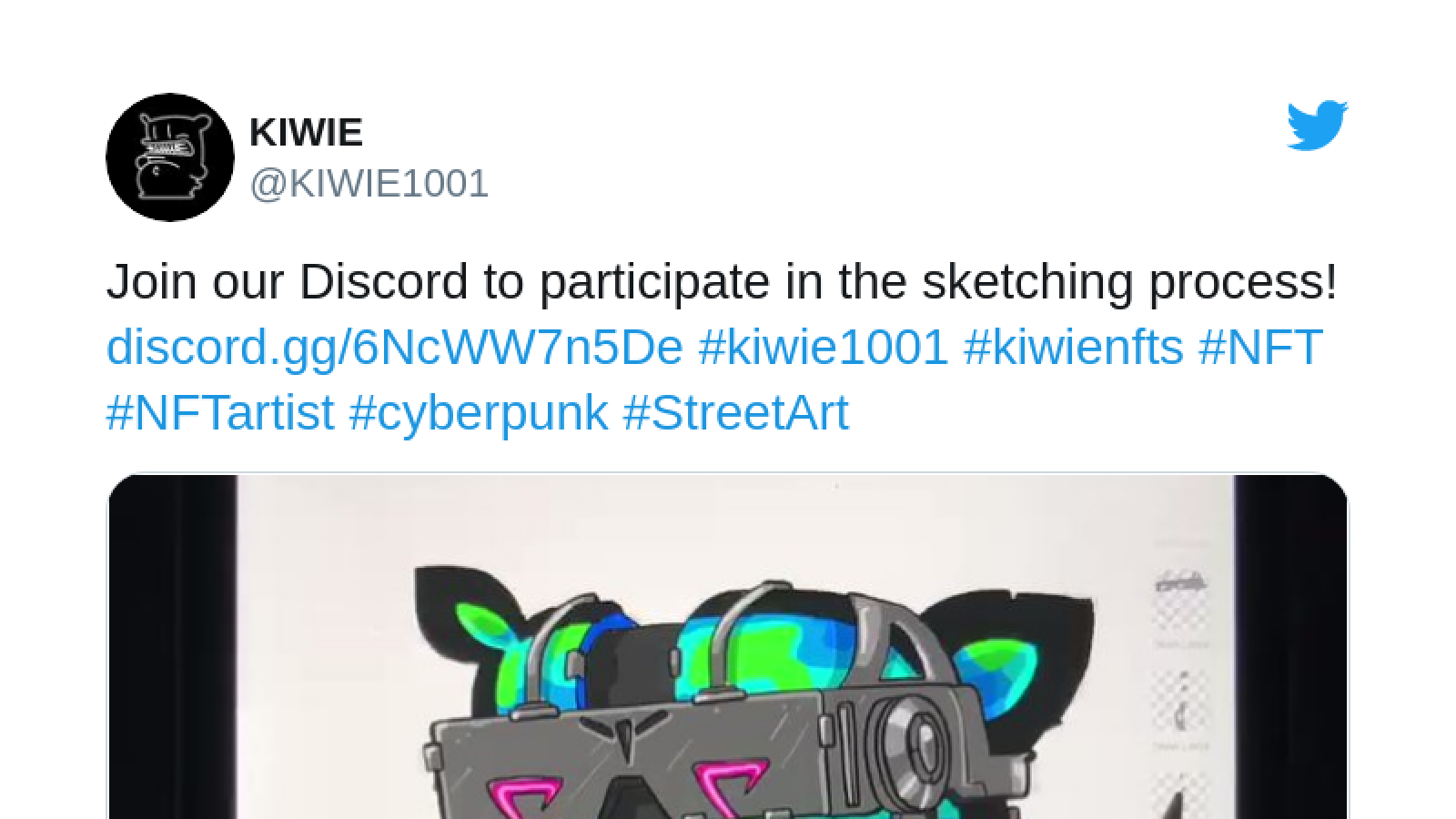 KIWIE release 1001 NFTs