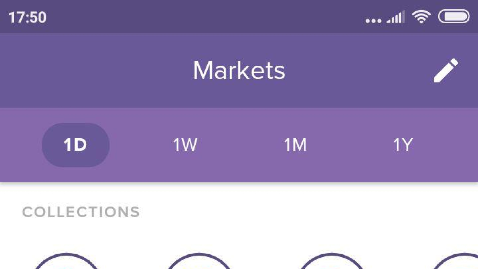 Circle Invest app interface