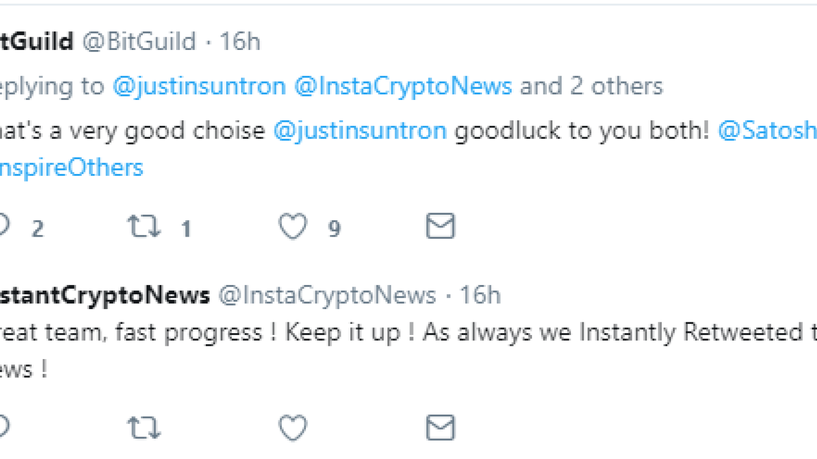 Crypto community supports Sun’s decision to invite Litecoin’s leader