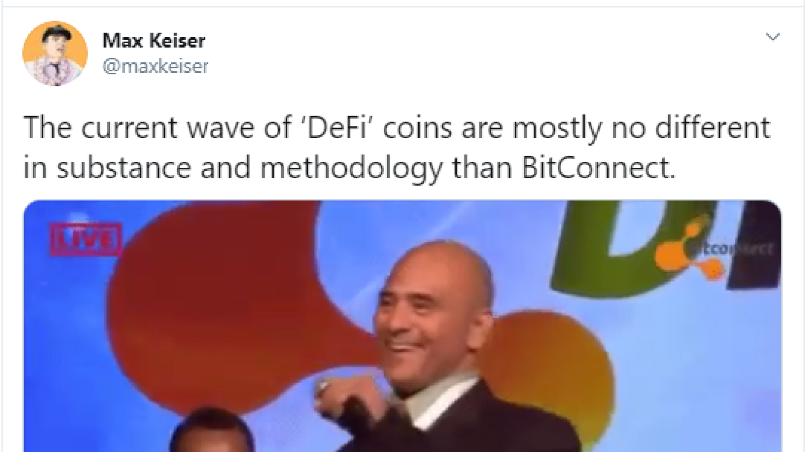 Max Keiser DeFi