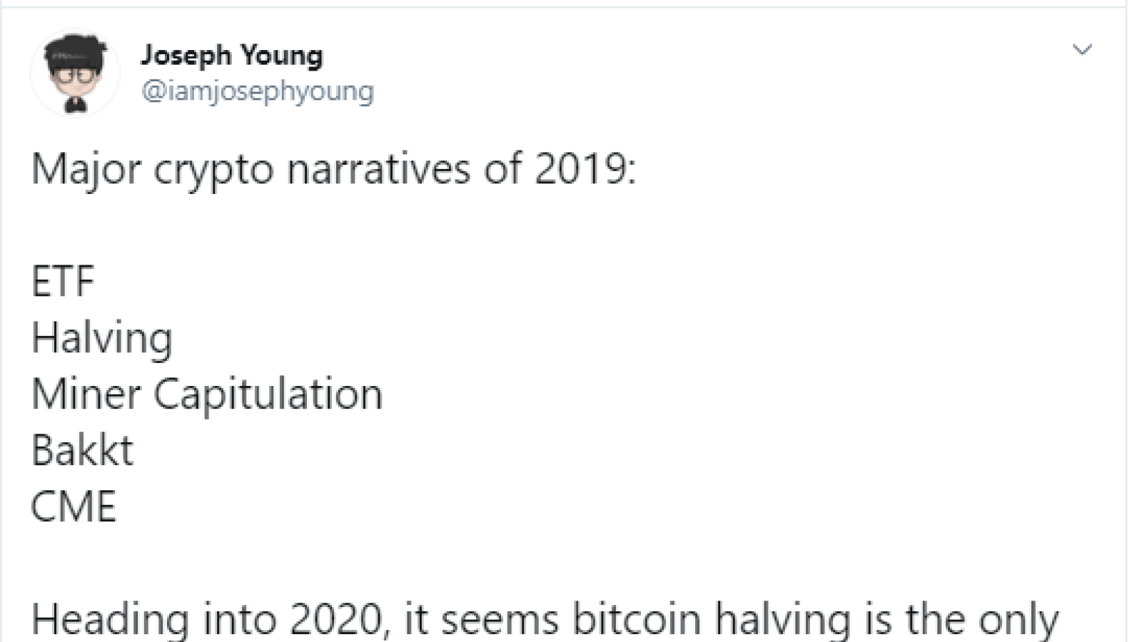 BTC Joseph Young