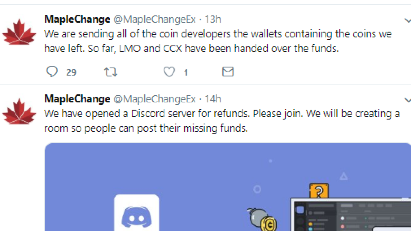 MapleChange tries to compensate