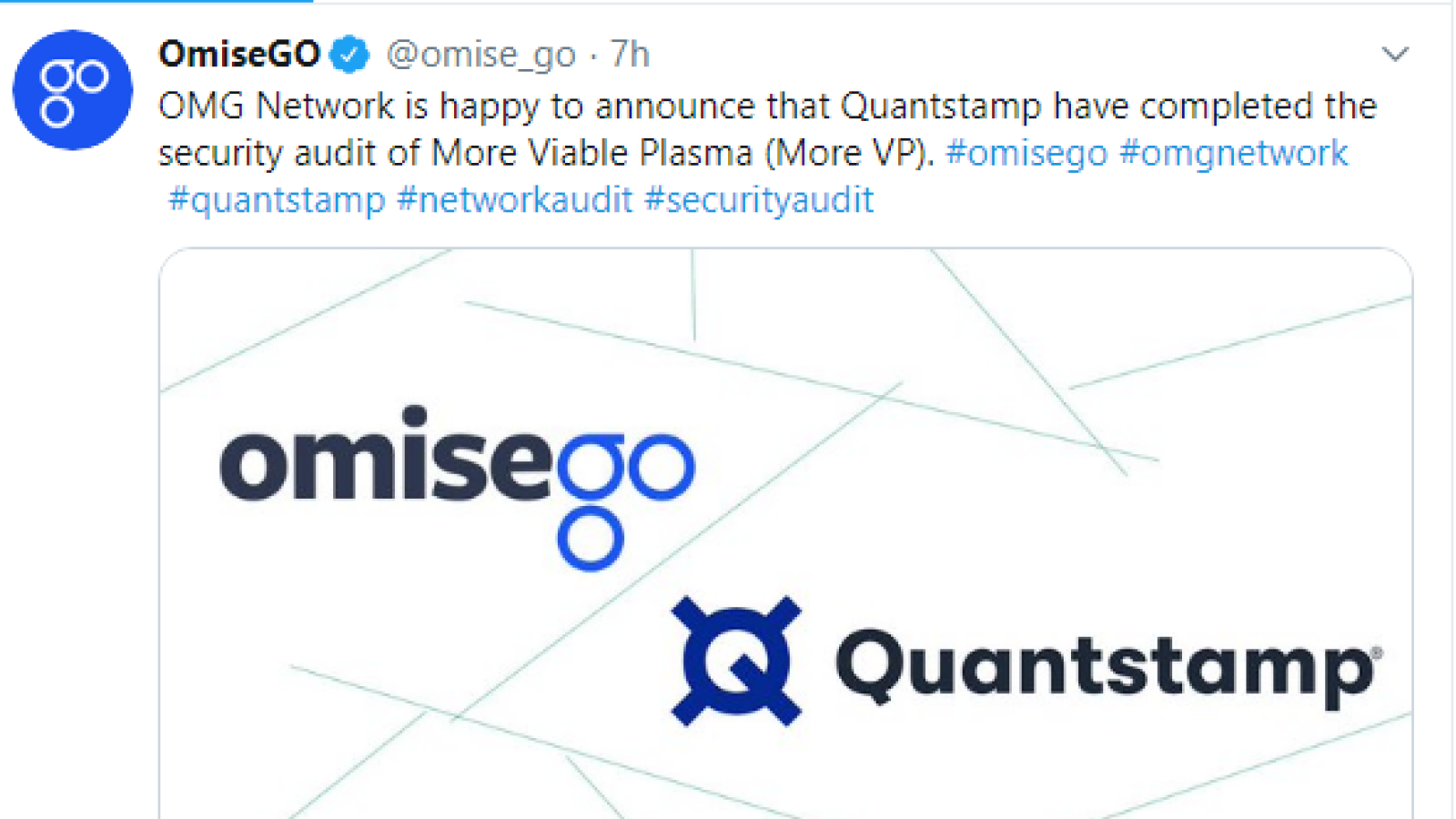 Quantstamp conducted the OmiseGo security audit