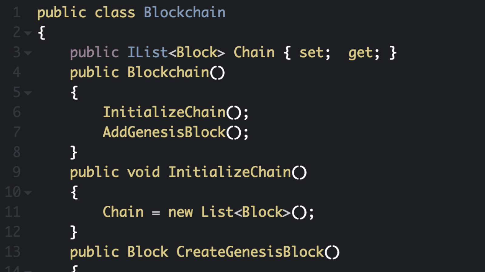 C# blockchain