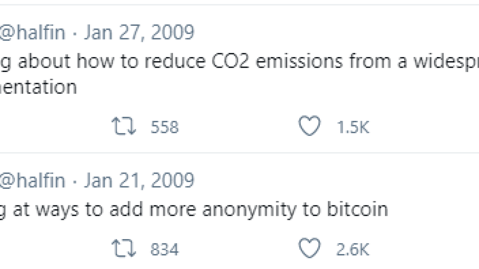 bitcoin tweets