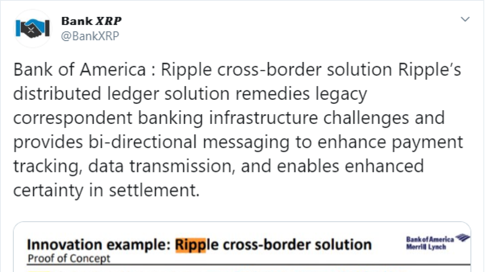 XRP BoA