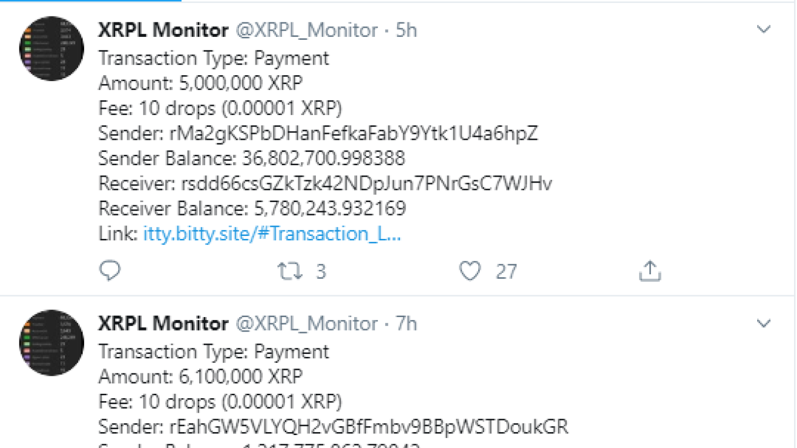 XRPL Monitor
