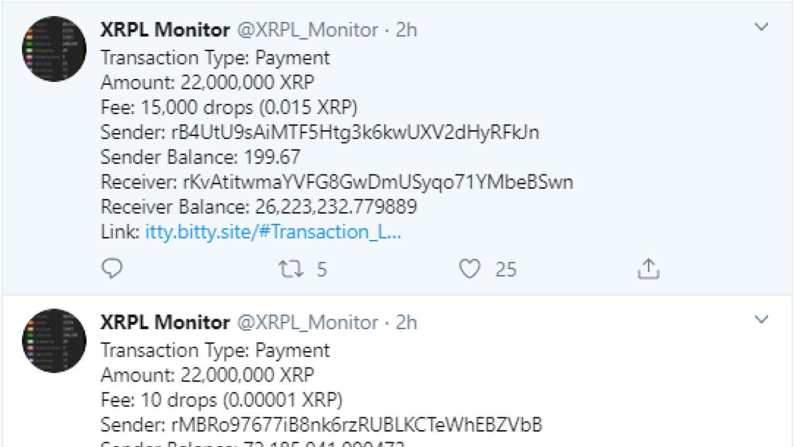 XRP wired