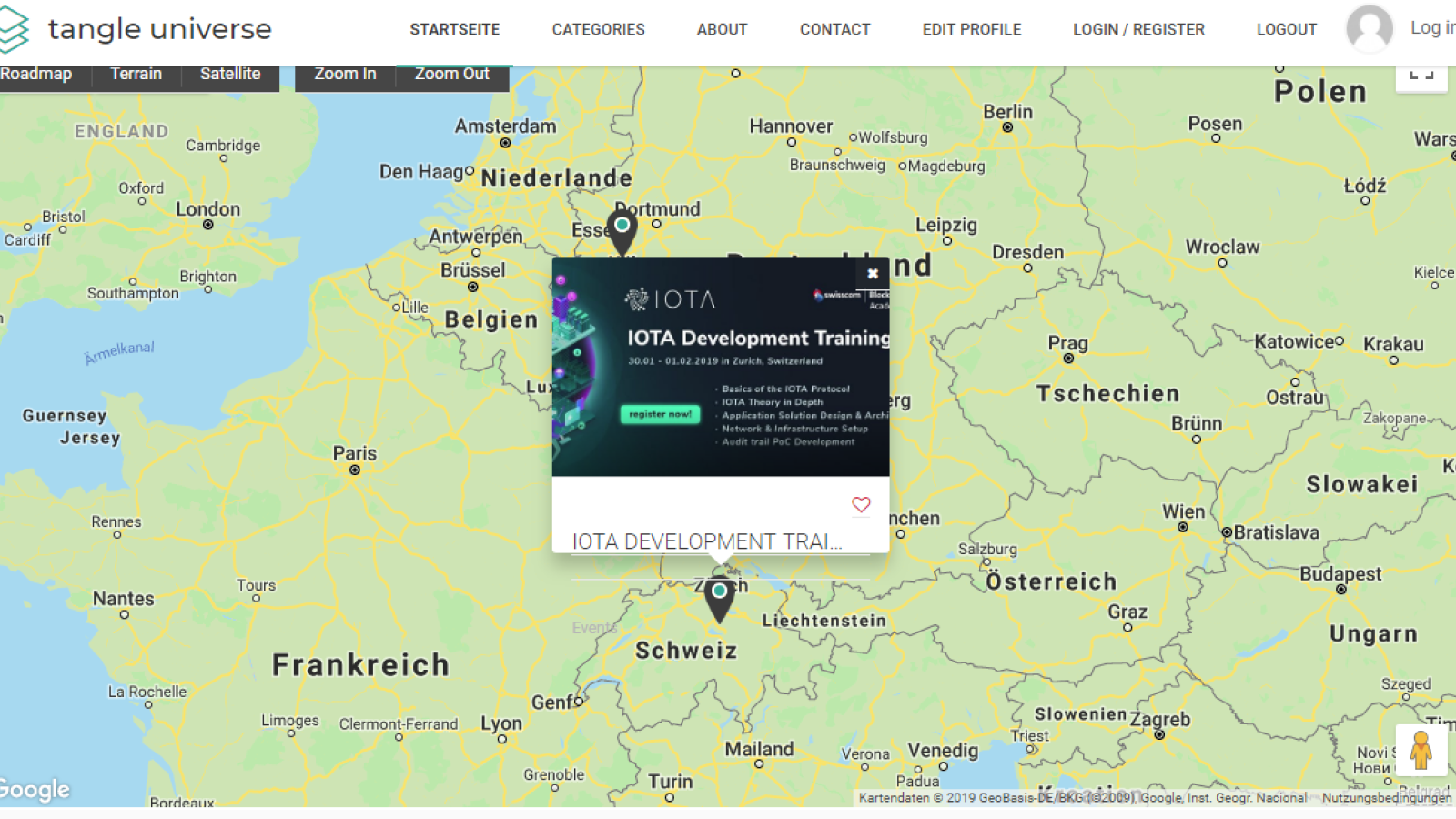 IOTA map