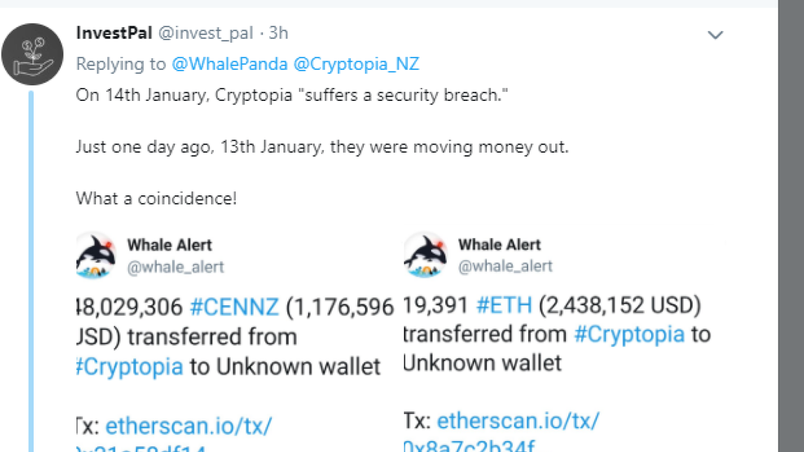 New Zealand Exchange Gets Hacked, Around 13,000 ETH Lost