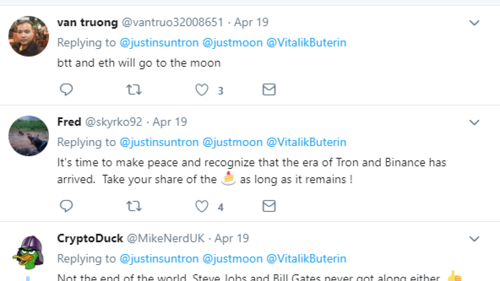Justin Sun feels sorry he and Vitalik did not meet at Ripple