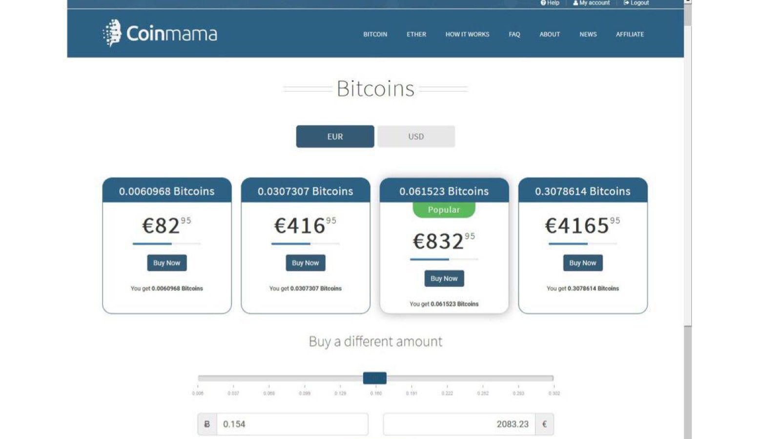 Coinmama offers