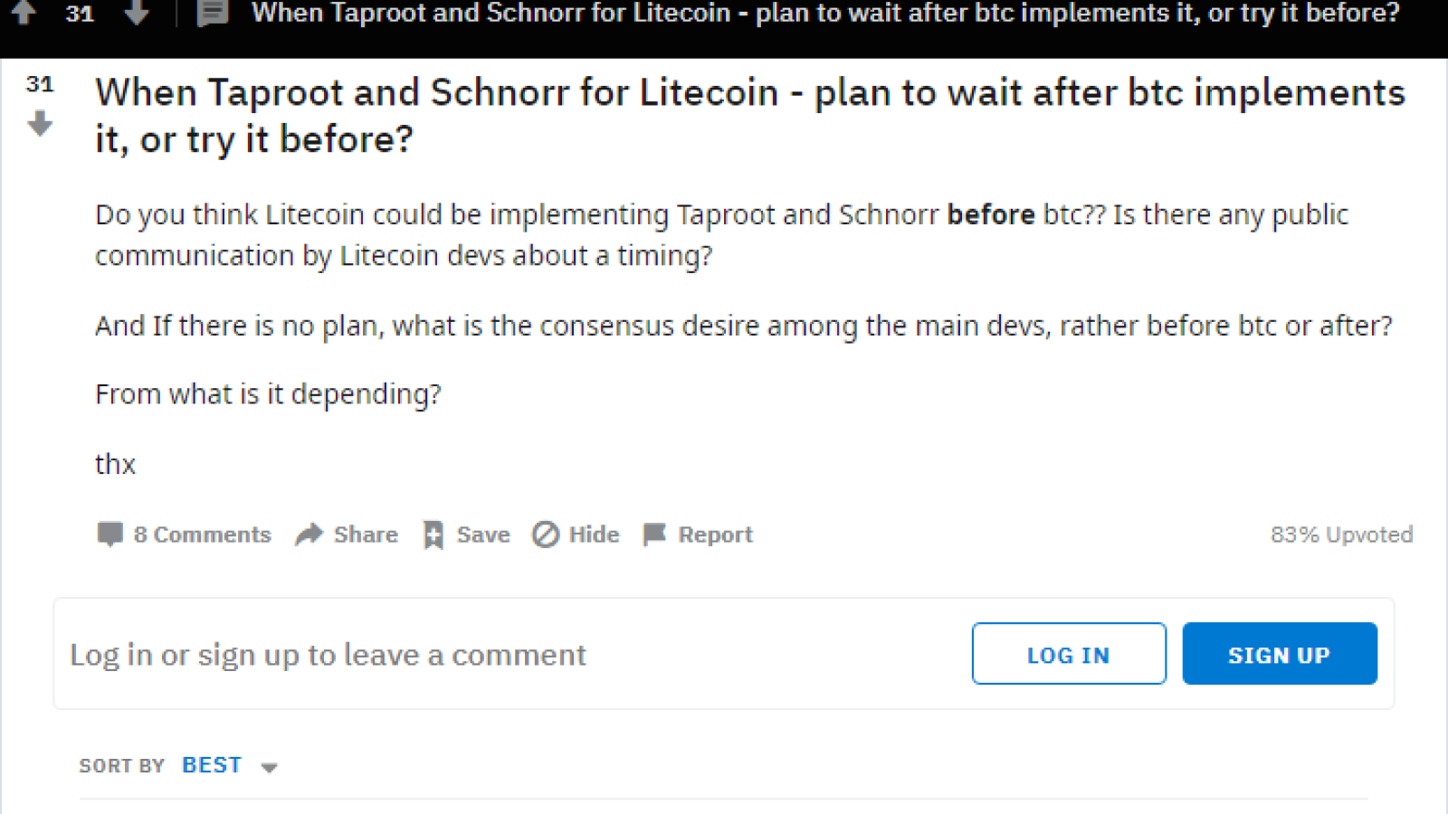 Litecoin Developer Says, The Schnorr Upgrade May Follow in 2020