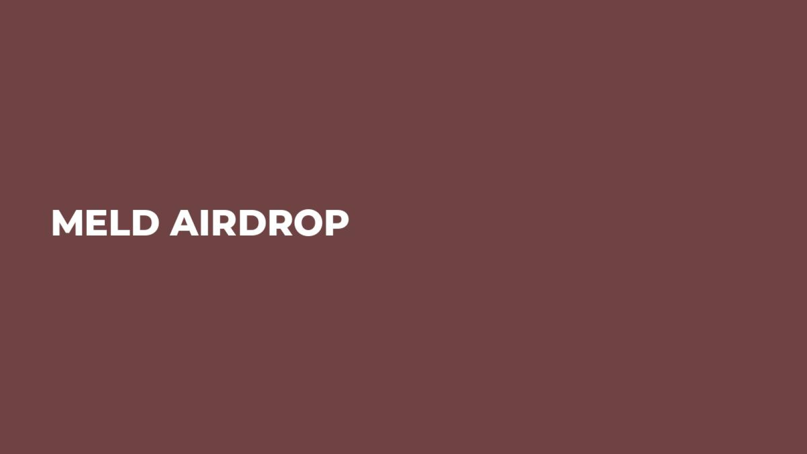 MELD AirDrop